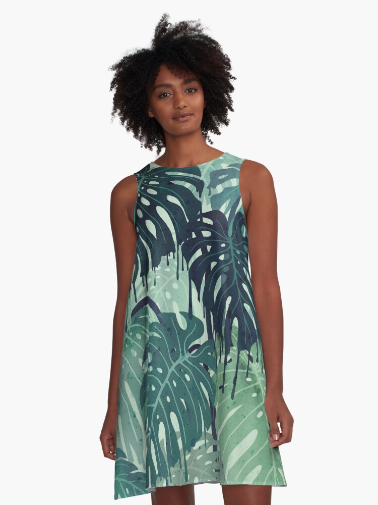 Платье Monstera Melt